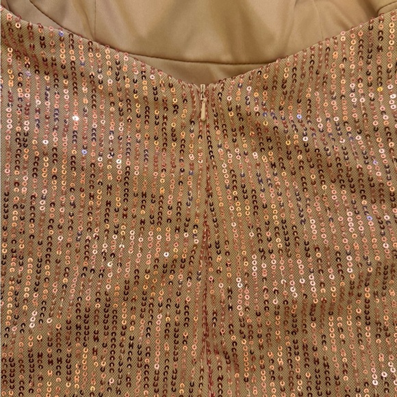 Sparkling Pink Sequin Halter Mini Dress NWOT - Picture 10 of 12
